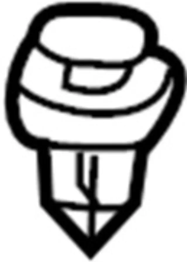 155330001 - Body: Upper Trim Clip for INFINITI: EX35, G25, G35, G37, Q40, Q50, Q60, Q70, Q70L, QX30, QX50, QX60, QX80 Image