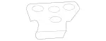 1906280300 - Cowl, Front Panel: Holder for Mercedes-Benz Image