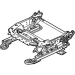 F1EZ9661711A - Body: Seat Track for FORD Image