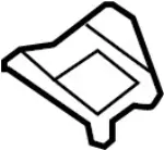 271757S080 - HVAC: Heater Case Lower Bracket for INFINITI: QX56 Image