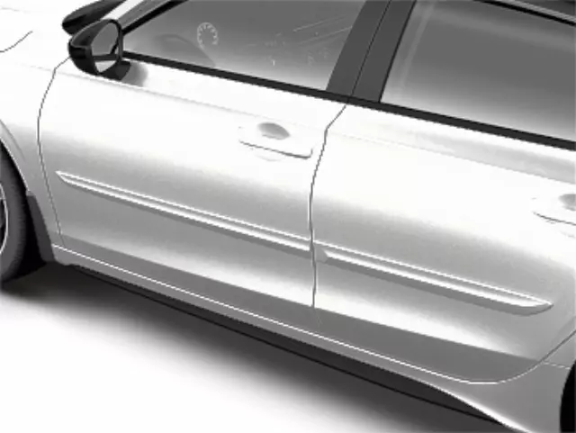 8P05T20130 - : Body Side Moldings - Platinum White Pearl for Honda: Civic Image