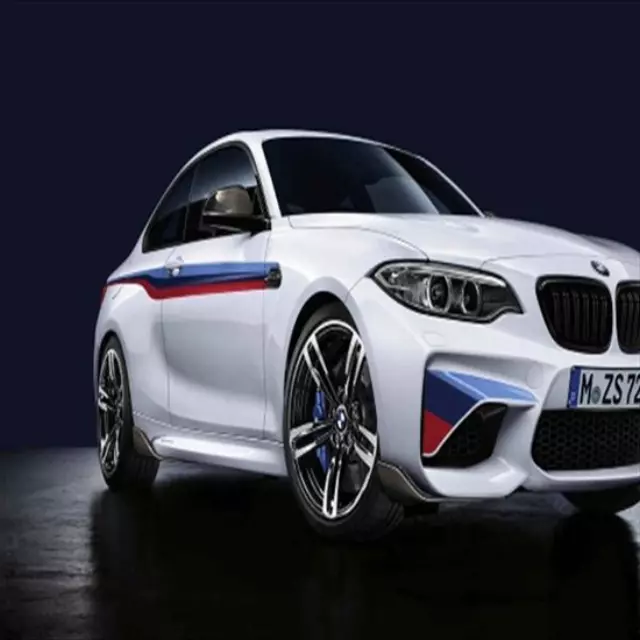 F87 M2 M Performance Motorsport Stripes Decal Set - BMW (51-14-2-410-573)
