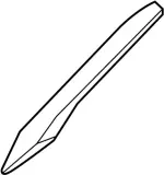 769121A68A - : Windshield Pillar Trim for INFINITI: QX60 Image