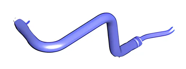8C2Z3A713A - Steering: Lower Return Hose for Ford Image