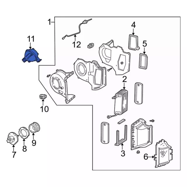 F87Z19A566A - HVAC: Vacuum Reservoir for Ford: Ranger Image