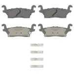 OEX1120 - : OEX Rear Disc Brake Pad Set Premium Semi - Met for WAGNER BRAKE Image