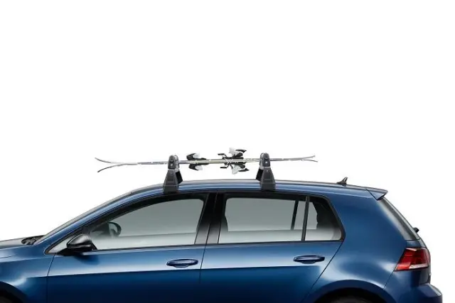 71129N - Hauling: Ski And Snowboard Holder for Volkswagen: Arteon, Atlas, Golf, Golf Alltrack, Golf SportWagen, GTI, ID. Buzz, ID.4, Jetta, Taos, Tiguan Image