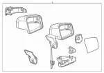 46381071169197 - Body: Mirror Assembly for Mercedes-Benz Image