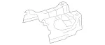 1666821300 - Exhaust System: Shielding for Mercedes-Benz Image