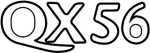 908917S600 - Body: Nameplate for INFINITI: QX56 Image
