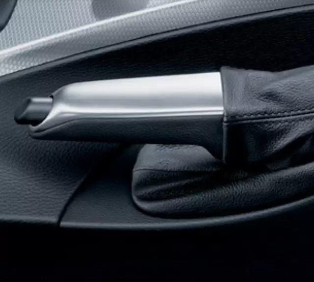 34400404523 - Interior: Pearlescent Chrome Brake Handle for BMW: 128i, 135is, 328i, 328i xDrive, 335i, 335i xDrive, 335is, 335xi, X3 Image