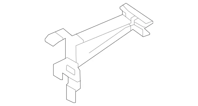 2478850203 - Attachment Parts: Bumper Holder for Mercedes-Benz: GLB250, GLB35 AMG Image image