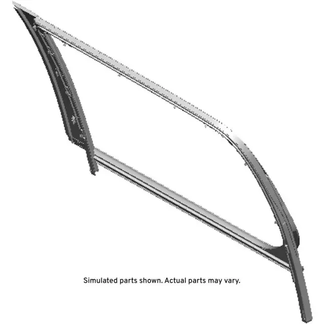 23134806 - : Passenger Side Rear Door Window Molding for Cadillac: Escalade ESV, Escalade EXT Image