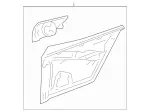 20769092257M57 - Body: Quarter Trim Panel for Mercedes-Benz Image