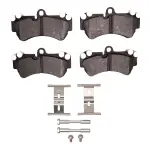 1551100701 - : DFC 5000 Advanced Pads - Low-Metallic and Hardware Kit for DYNAMIC FRICTION Image