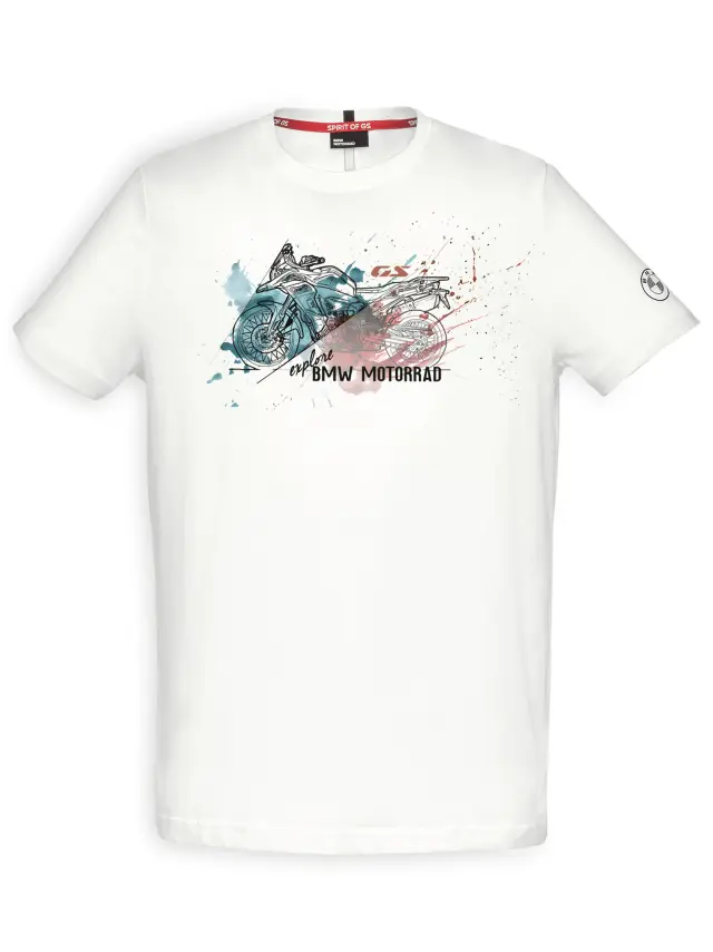 MENSF850GSTSHIRTWHITE - : Mens F 850 GS T-Shirt for BMW-Motorrad Image