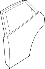 HBA0M1CAMA - Body: Door Shell for Infiniti Image
