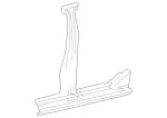 2036301511 - Body: Center Pillar Reinforced for Mercedes-Benz Image