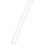 2137300119 - : Window Divider for Mercedes-Benz: E300, E350, E43 AMG Image