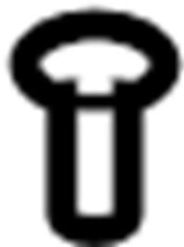 65810K2009 - Body: Cowl Grille Clip for INFINITI: G35, M45, QX4 Image