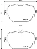 355039221 - : Disc Brake Pad Set for Hella Pagid Image