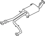 201002W610 - : Muffler &amp; Pipe for Infiniti Image