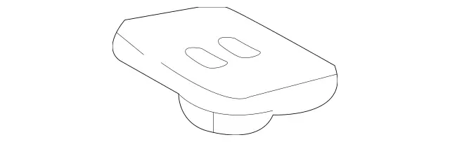 2205040012 - Radiator: Rubber Bushing for Mercedes-Benz: CL500, CL55 AMG, S430, S55 AMG, SL500, SL55 AMG, SL550, SL600, SL65 AMG Image image