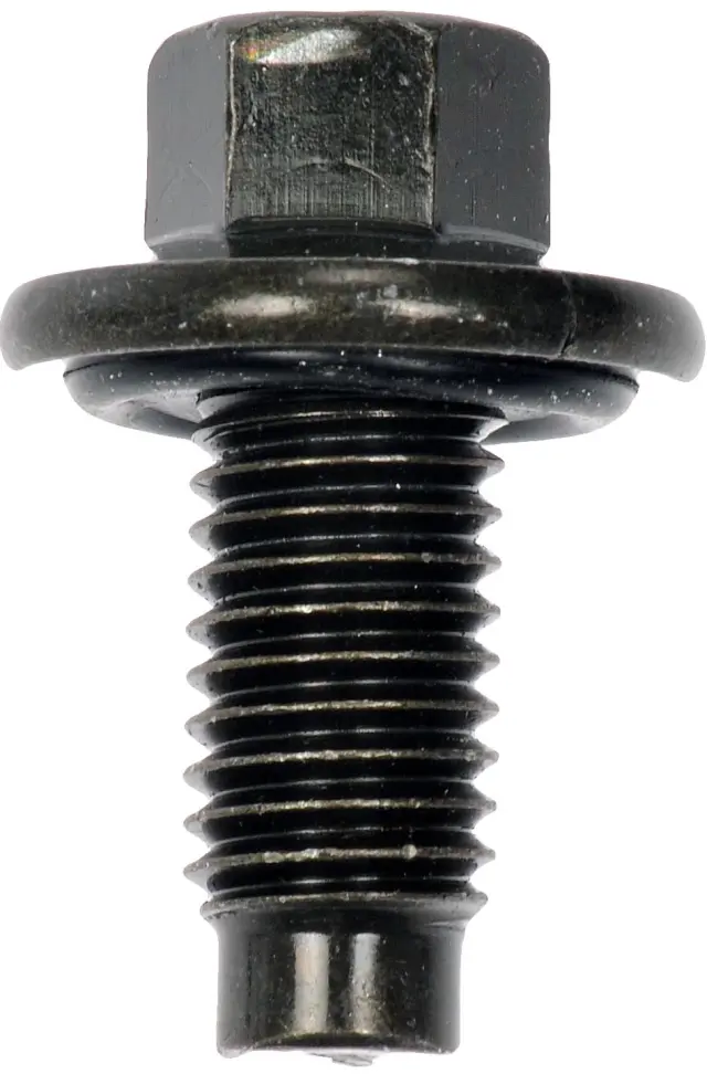 90935CD - Engine: Oil Drain Plug Pilot Point W Inset Gasket M12-1.75, Head Size 13Mm for Dorman Image