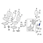7L1Z7867461AE - Body: Pivot Cap for Ford Image