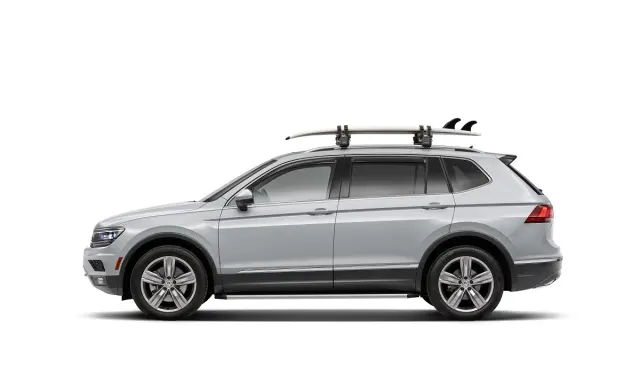 71120ADSP - Hauling: Surfboard/Sup Carrier Attachment for Volkswagen: Arteon, Atlas, Golf, Golf Alltrack, Golf SportWagen, GTI, ID. Buzz, ID.4, Jetta, Taos, Tiguan, Tiguan Limited Image