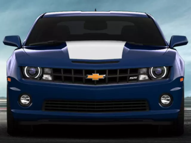 19299172 - Exterior: Custom Graphics - Hood Cowl - Matte Black for Chevrolet: Camaro Image