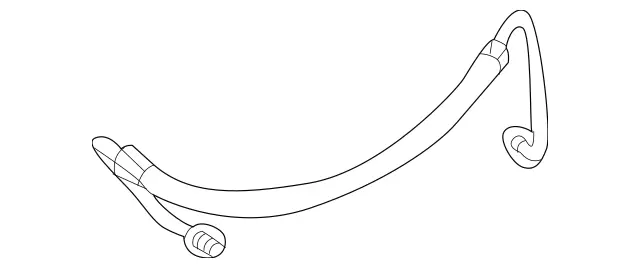 1663204554 - Springs, Suspension and Hydraulic Components: Oil Pressure Line for Mercedes-Benz: GL350, GL450, GL550, GL63 AMG, GLE300d, GLE350, GLE400, GLE43 AMG, GLE450 AMG, GLE550e, GLE63 AMG, GLE63 AMG S, GLS350d, GLS450, GLS550, GLS63 AMG, ML250, ML350, ML400, ML550, ML63 AMG Image image