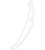 2307280121 - Front Doors: Cover Trim for Mercedes-Benz Image