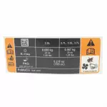 HD9Z1503050A - : Info Label for Lincoln: Continental Image