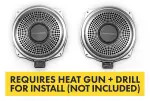 BSDGUSW8OSELFTAPSCREWSKIT - : Bavsound Ghost Underseat Subwoofers for BMW, V3, 8 Ohm, Pair [REQUIRES HEAT GUN for Bavsound Image