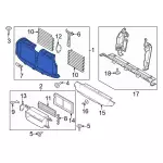 NL3Z8475C - : Radiator Shutter Assembly for Ford: F-150 Image