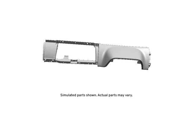 25938044 - : Part# 25938044 Ebony Instrument Panel Lower Trim Panel for Chevrolet: Silverado 1500, Silverado 2500 HD, Silverado 3500 HD | GMC: Sierra 1500, Sierra 2500 HD, Sierra 3500 HD Image