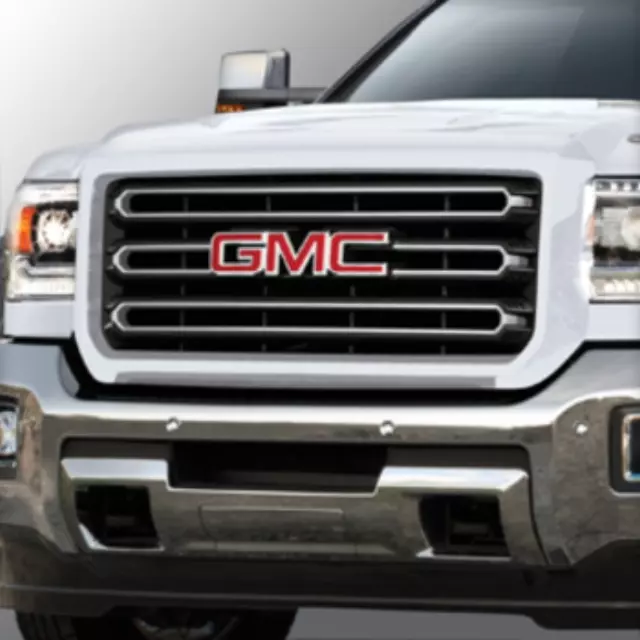 22972287 - Exterior: Grille - Summit White With Gmc Logo for GMC: Sierra 1500, Sierra 2500 HD, Sierra 3500 HD Image