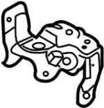 74832CG000 - Body: Lower Bracket for INFINITI: FX35, FX45 Image