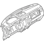 BL3Z1504320AB - : Instrument Panel for Ford: F-150 Image