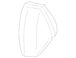 21068021787D66 - Body: End Cap for Mercedes-Benz Image