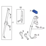 FL3Z15601B32AJ - Body: Bezel Cover for Ford Image