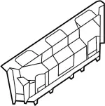 849723JA0A - Body: Spare Tire Panel for INFINITI: JX35, QX60 Image image