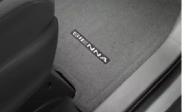PT2060813911 - Interior: Floor Mats, Carpet, Set Of Six, Gray for Toyota: Sienna Image