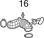 16585EH010 - : Upper Resonator for INFINITI: M45 Image
