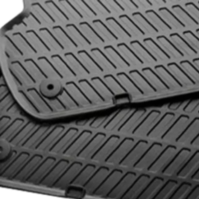 4E1061221 - Interior: Rubber Floor Mats-Black Front for Audi: A8 Quattro Image