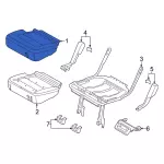 M2DZ5463804DA - Body: Cushion Cover for Ford Image