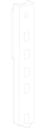 2518600488 - Driver Seat: Height Adj. for Seat Belt for Mercedes-Benz Image