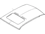 F8VZ5450202AB - Body: Roof Panel for Lincoln: Town Car Image