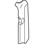 BK3Z6141039B - Body: Outer Pillar for Ford: E-Transit, Transit-150, Transit-250, Transit-350, Transit-350 HD Image